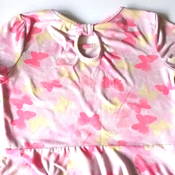 BTWEEN Multi-Colored Short Sleeve Girl's Dress Size 8 - Picture 3 of 8